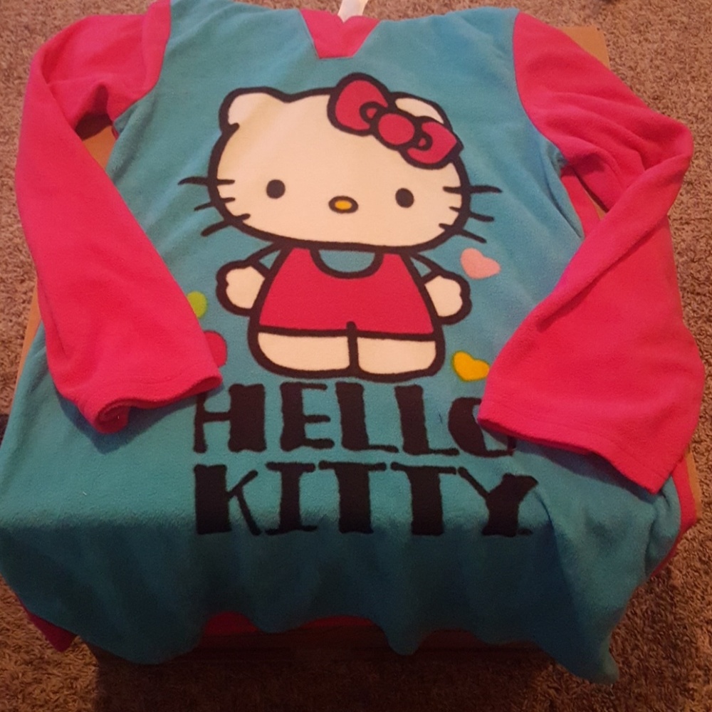 Girls Hello Kitty Night Gown with Hood